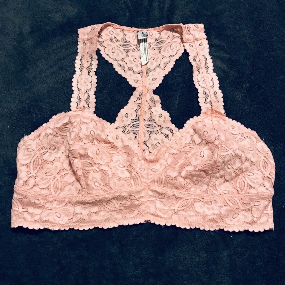 Intimately Free People Lace Bralette Large